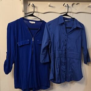 Blouse Lot, 2 Business Casual Shirts